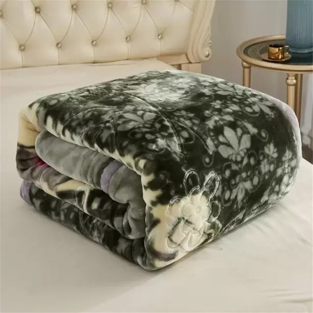 a blanket on a bed